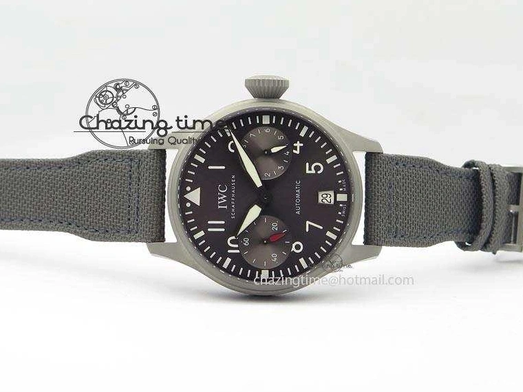 MIROTIME 0109 SunProtective Big Pilot Real PR IW500910 “Patrouille Suisse” ZF 1:1 Best Edition On Gray Nylon Strap 7278